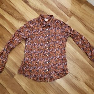 J. Crew Floral Blouse